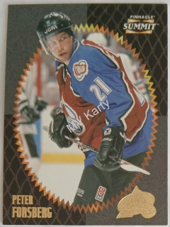 1996-97 Pinnacle Summit - [Base] #142 Peter Forsberg