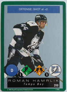 1995-96 Playoff One on One Challenge - [Base] #310 Roman Hamrlik