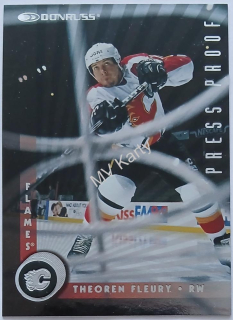 1997-98 Donruss - [Base] - Silver Press Proof #160 Theoren Fleury #/2,000