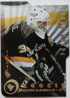 1997-98 Donruss - [Base] - Gold Die-Cut Press Proof #197 Philippe DeRouville #/500