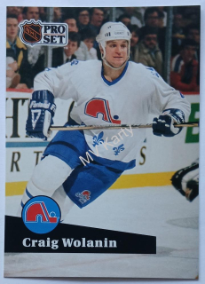 1991-92 Pro Set - Prototypes #_CRWO Craig Wolanin