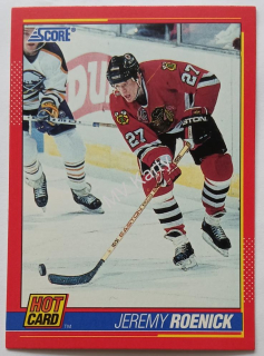 1991-92 Score - Hot Card #10 Jeremy Roenick