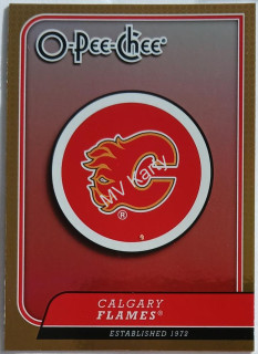 2008-09 O-Pee-Chee - Team Checklist #CL5 Calgary Flames Team