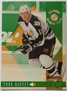 1995-96 Donruss - Rookie Team #9 Todd Harvey