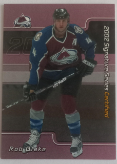 2001-02 In the Game Be A Player Signature Series - Certified #C-35 - Rob Blake /100