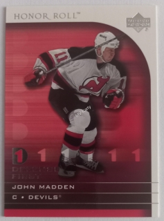 2001-02 Upper Deck Honor Roll - Defense First #DF5 John Madden