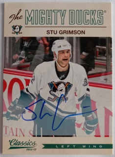 2012-13 Panini Classics Signatures - [Base] - Autographs #51 Stu Grimson