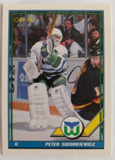 1991-92 O-Pee-Chee - [Base] #296 Peter Sidorkiewicz