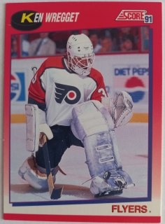 1991-92 Score - [Base] - Canadian Bilingual #141 Ken Wregget