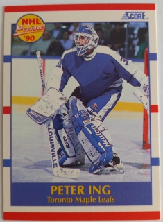 1990-91 Score - [Base] #414  Peter Ing