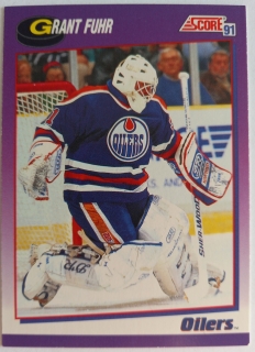 1991-92 Score American - [Base] #114 Grant Fuhr