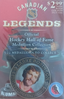 2004 Canadian Legends Medallion Collection - Larry Robinson mince