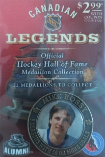 2004 Canadian Legends Medallion Collection - Mike Bossy mince