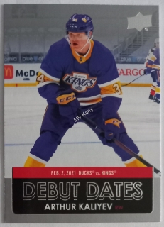 2021-22 Upper Deck Series 1 - Debut Dates #DD-4