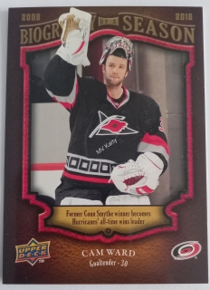 2009-10 Upper Deck Biography of a Season - [Base] #BOS21 Cam Ward