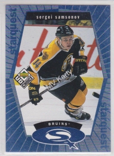 1998-99 Upper Deck UD Choice - Starquest - Blue #SQ6 - Sergei Samsonov