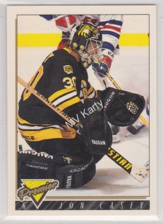 1993-94 Topps Premier - [Base] #437 - Jon Casey