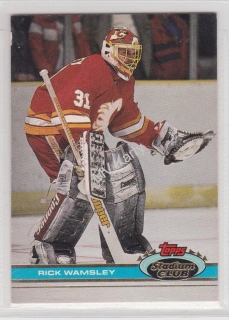 1991-92 Topps Stadium Club - [Base] #294 - Rick Wamsley