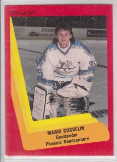 1990-91 ProCards - [Base] #349 - Mario Gosselin