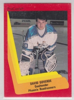1990-91 ProCards - [Base] #352 - David Goverde