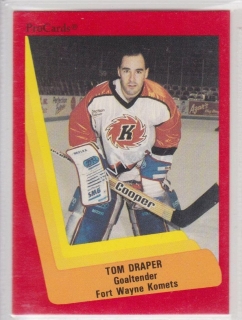1990-91 ProCards - [Base] #554 - Tom Draper