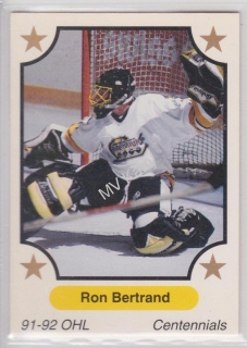 1991-92 7th Inning Sketch OHL - [Base] #52 - Ron Bertrand
