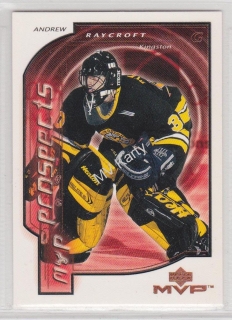 2000-01 Upper Deck MVP - [Base] #218 - Andrew Raycroft