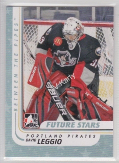 2010-11 In the Game Between the Pipes - [Base] #56 - David Leggio