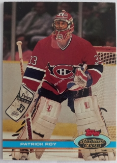 1991-92 Topps Stadium Club - [Base] #107 Patrick Roy