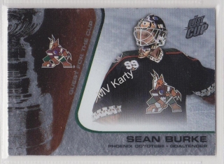 2002-03 Pacific Quest for the Cup - [Base] #78 - Sean Burke