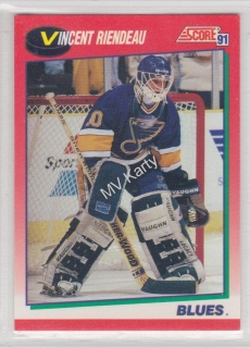 1991-92 Score - [Base] - Canadian English #23 - Vincent Riendeau