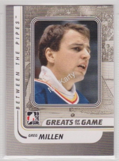 2010-11 In the Game Between the Pipes - [Base] #165 - Greg Millen