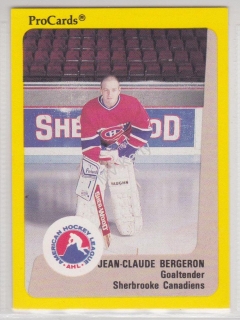 1989-90 Procards AHL - [Base] #181 - Jean-Claude Bergeron