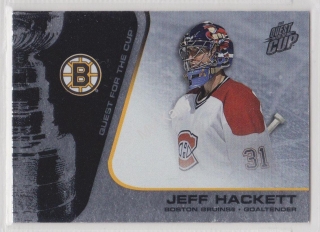 2002-03 Pacific Quest for the Cup - [Base] #6 - Jeff Hackett