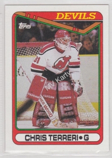 1990-91 Topps - [Base] #375 - Chris Terreri