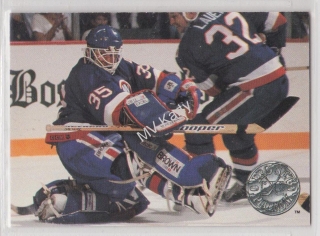 1991-92 Pro Set Platinum - [Base] #73 - Glenn Healy