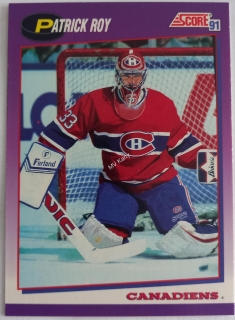 1991-92 Score American - [Base] #75 Patrick Roy