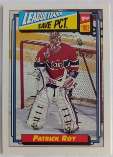 1992-93 Topps - [Base] #491 Patrick Roy