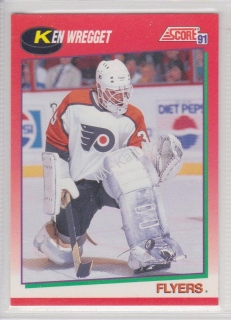 1991-92 Score - [Base] - Canadian English #141 - Ken Wregget