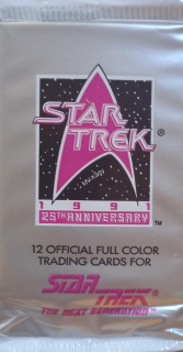 1991 Impel Star Trek 25th Anniversary S1 Next Generation balíček