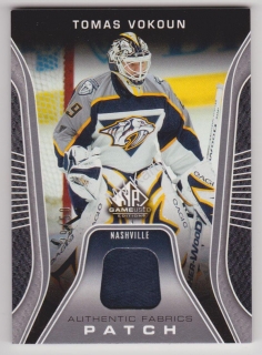 2006-07 SP Game Used Edition - Authentic Fabrics - Patch #AF-TV - Tomas Vokoun /50