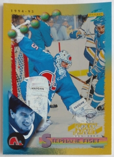 1994-95 Score - [Base] - Gold Line Pinnacle Punched #126 Stephane Fiset