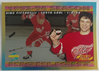 1994-95 Score - [Base] - Gold Line Pinnacle Punched #243 Dino Ciccarelli