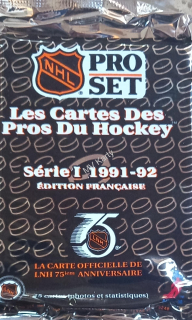 1991-92 Pro Set French S1 balíček