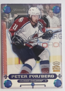 2000-01 Pacific Crown Royale - Jewels of the Crown #8 Peter Forsberg