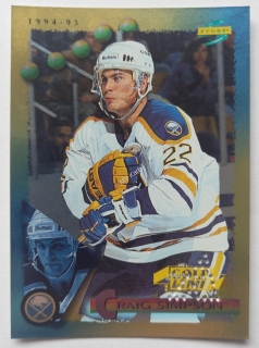 1994-95 Score - [Base] - Gold Line Pinnacle Punched #54 Craig Simpson