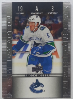 2019-20 Upper Deck Tim Hortons Collector's Series - Historic Game Day Action #HGD-3 Brock Boeser