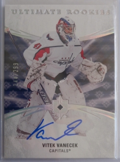 2020-21 Upper Deck Ultimate Collection - [Base] #135  Tier 1 - Ultimate Rookies - Vitek Vanecek #/299
