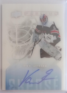 2020-21 Upper Deck Premier Rookie Expose #E-VV - Vitek Vanecek /35 