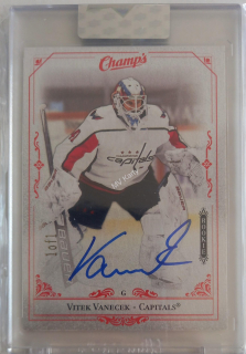 2020-21 Upper Deck Clear Cut Champs Red #C-VV - Vitek Vanecek 1of1!!! 